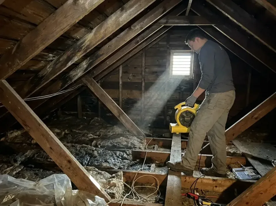 attic-water-damage-drying-proc-007 — frequently asked questions, Emergency Water Extraction & 24/7 Flood Response in New Tow…